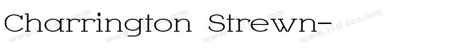 Charrington Strewn字体转换
